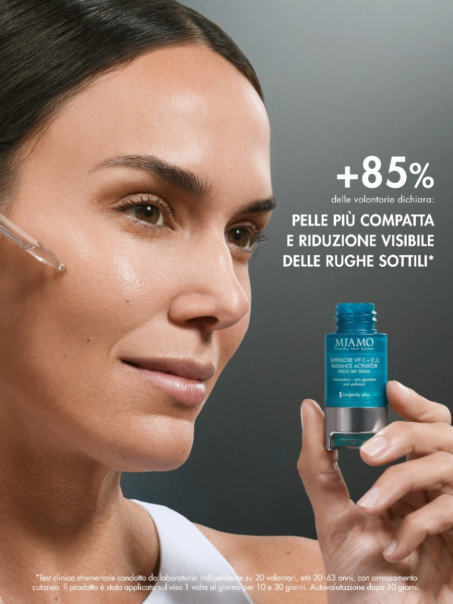 Miamo - Superdose Vit C + [C,L] Radiance Activator - Siero Antiossidante, Antiglicante E Anti-Inquinamento 5 ml