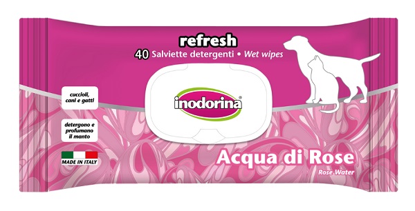 INODORINA SALVIETTE ROSA 40PZ