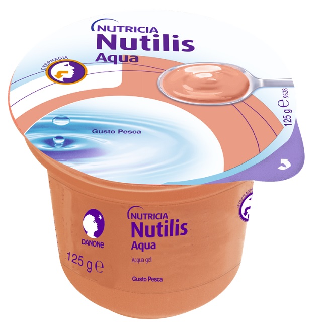 NUTILIS Aqua Gel Pesca - alimento a fini speciali indicato per il trattamento alimentare dei soggetti con problemi di deglutizione associati a disfagia - 12x125g