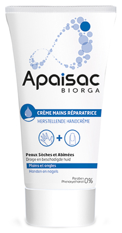 Biorga Apaisac Crema Mani riparatrice per pelli secche 50ml
