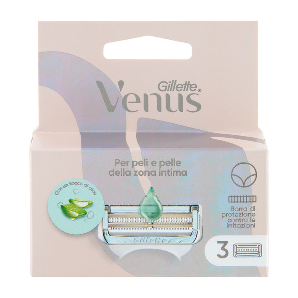 GILLETTE VENUS INTIMATE LAME X 3