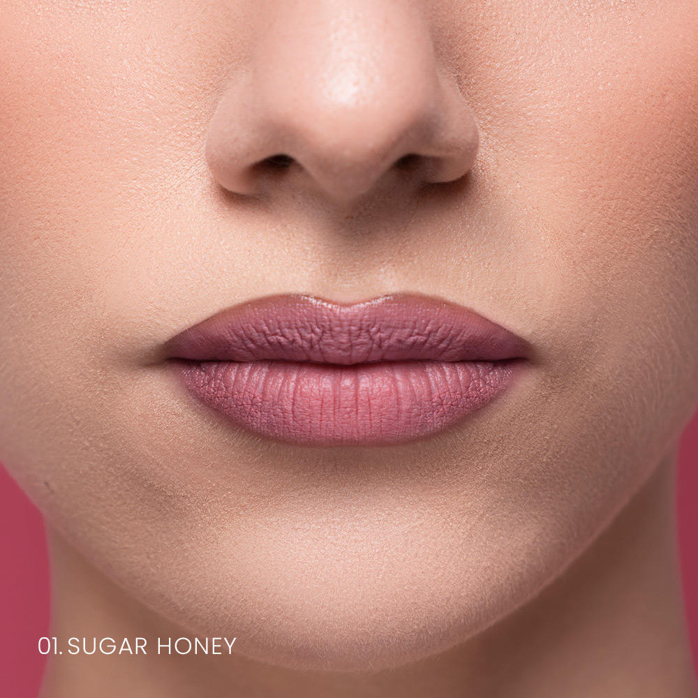 Mia Makeup - Matte 'N' Bomb - Rossetto Liquido N.01 Sugar Honey