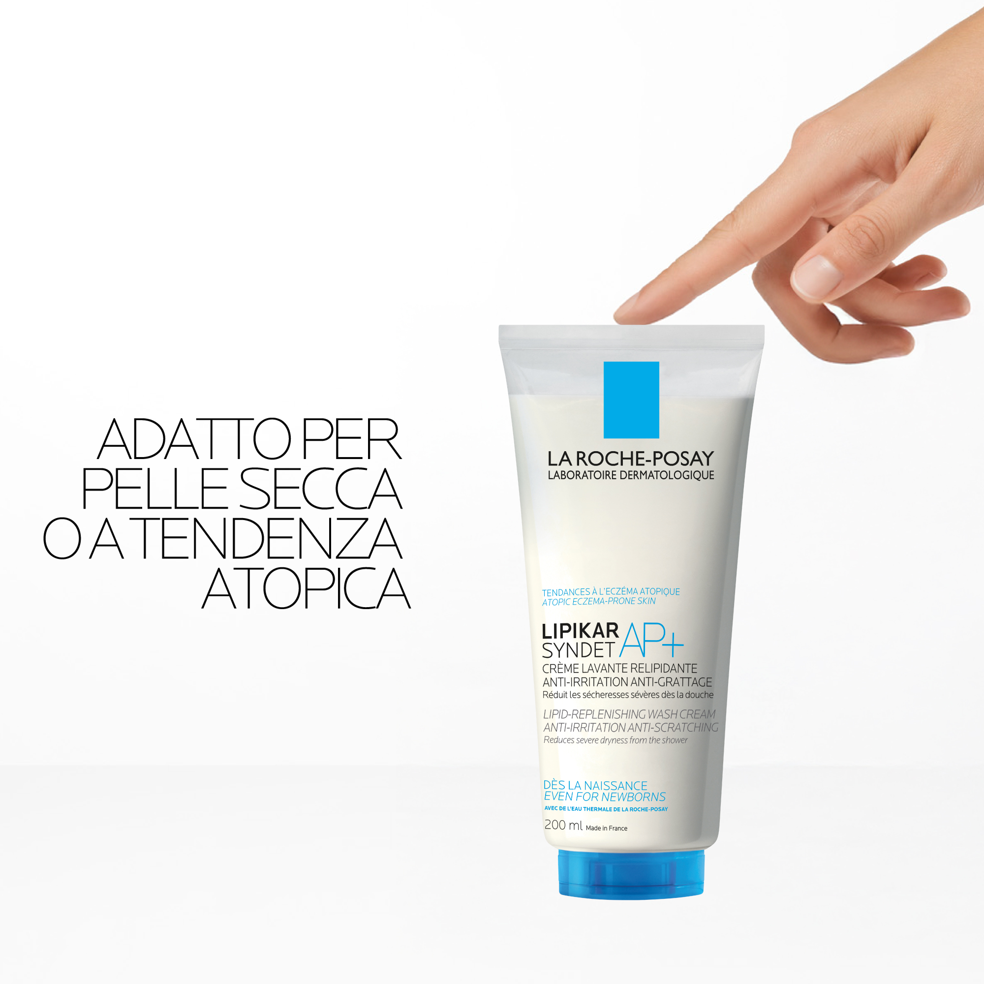 La Roche-Posay Lipikar - Syndet AP+ Crema Detergente Ultra-Delicata Per Pelle Atopica 200 ml