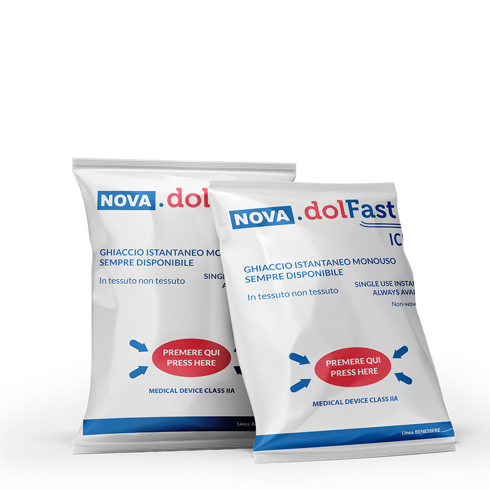 Nova DOLFAST Ice Ghiaccio Secco Istantaneo 2 buste