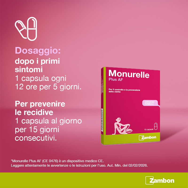 Monurelle Plus Advanced Formula - 15 Capsule Per Il Controllo E La Prevenzione Della Cistite