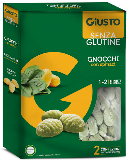 GIUSTO S/G GNOCCHI SPINACI500G