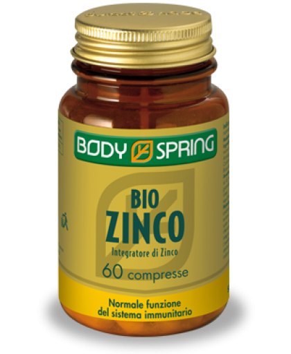 Body Spring Bio Zinco - Integratore per le difese immunitarie - 60 compresse