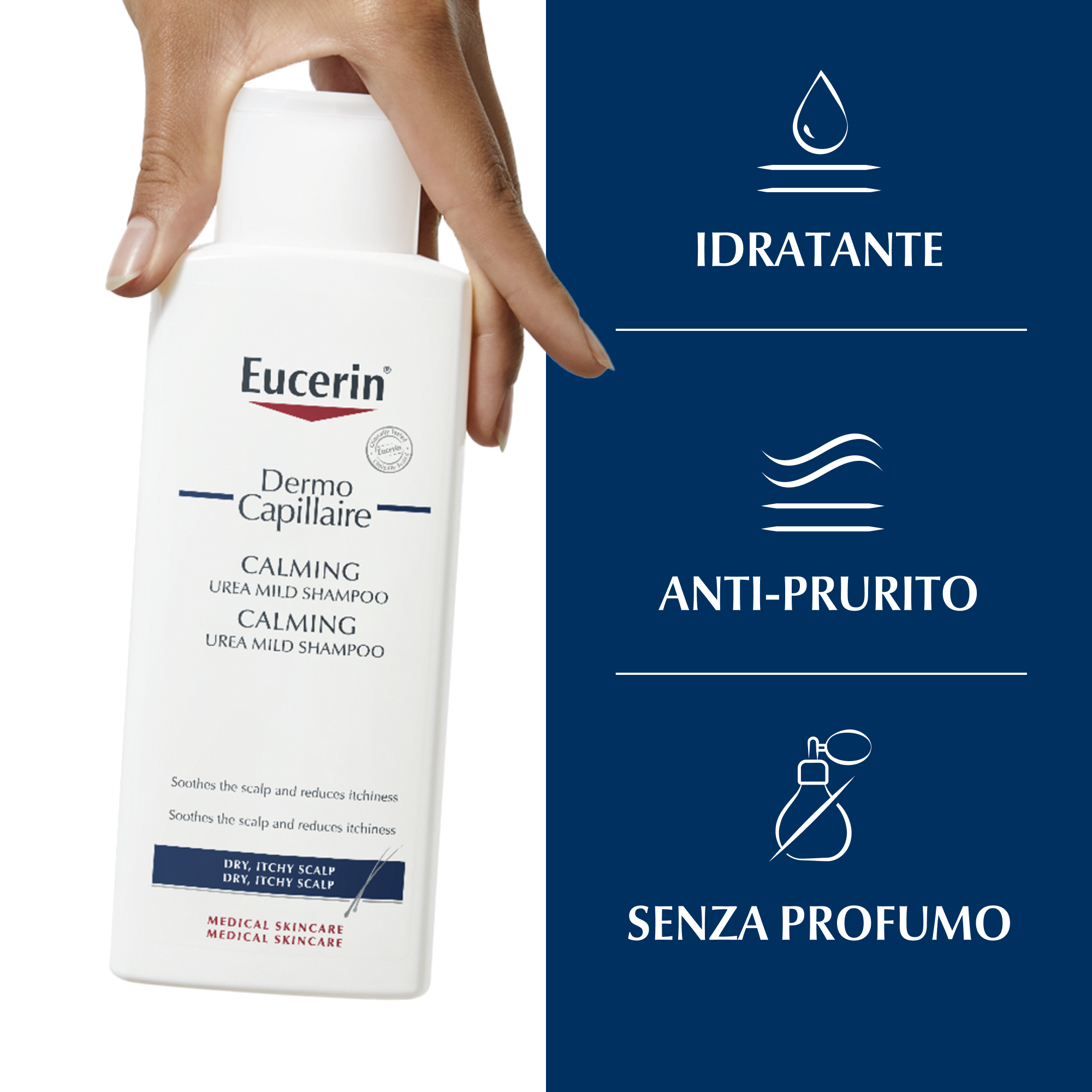 Eucerin DermoCapillaire Shampoo Lenitivo All'Urea 250 ml