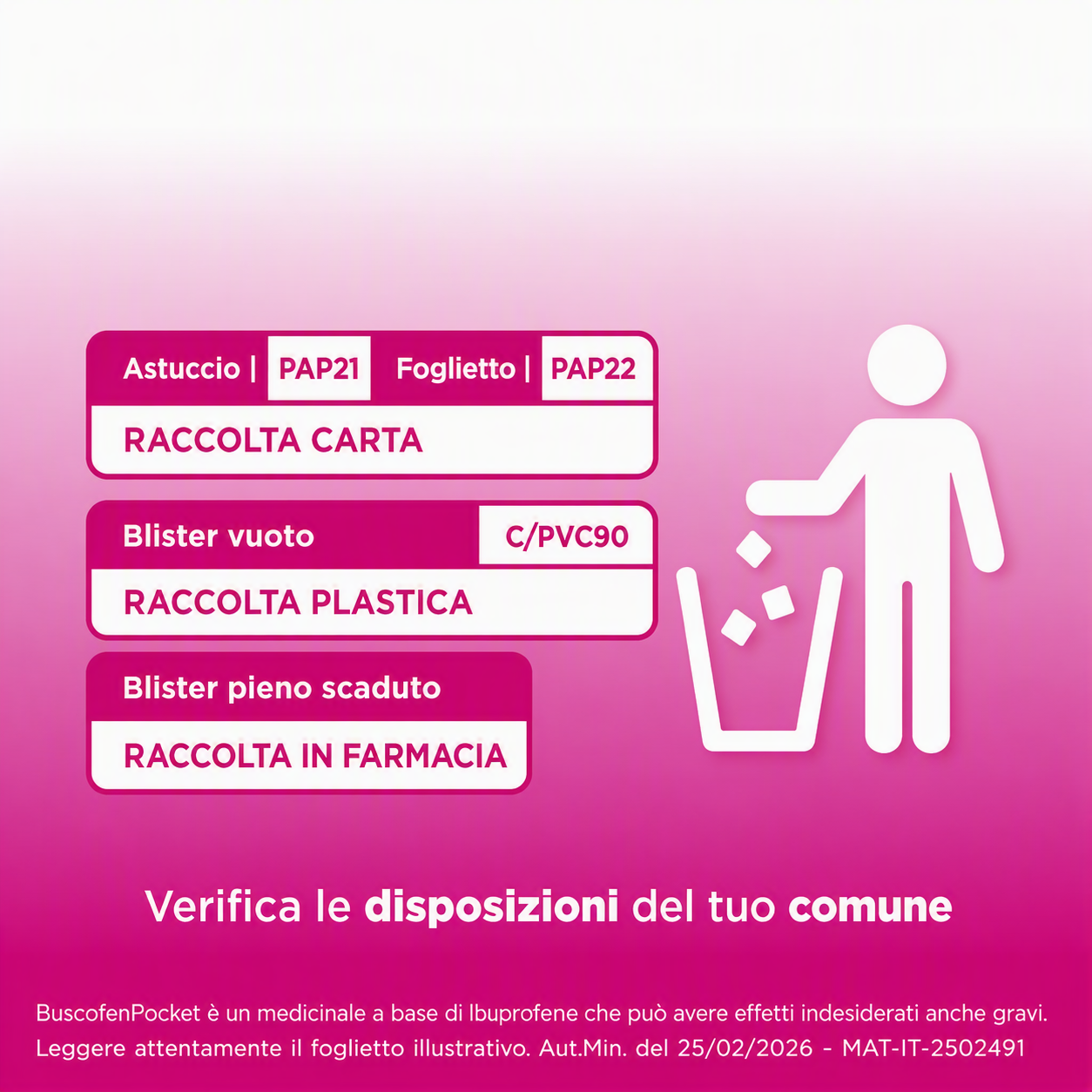 BuscofenPocket 400 mg - Contro I Dolori Da Ciclo Forti 10 Bustine