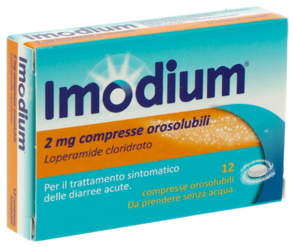 IMODIUM*12CPR OROSOL 2MG