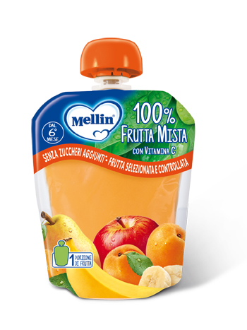 Mellin 100% Frutta Mista merenda 90g