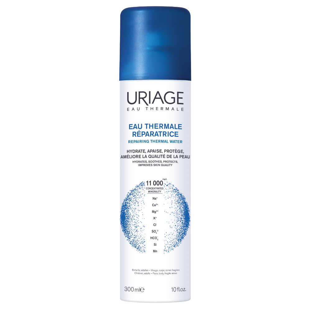 URIAGE EAU THERMALE D'URIAGE Spray fresco, multiuso, per tutta la famiglia. Idrata, lenisce, protegge. 100% pura e naturale - 300ML