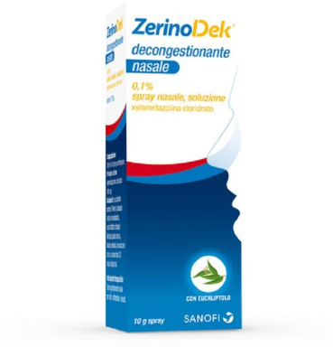 Zerinodek Decongestionante Nasale 1 mg/ml Spray Nasale 10 g