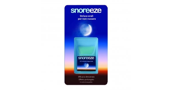 Snoreeze Oral Strips Strisce Contro Il Russare 14 Pezzi
