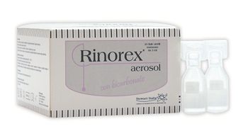 Rinorex Aerosol Con Bicarbonato Soluzione Salina Ipertonica 25 Fiale