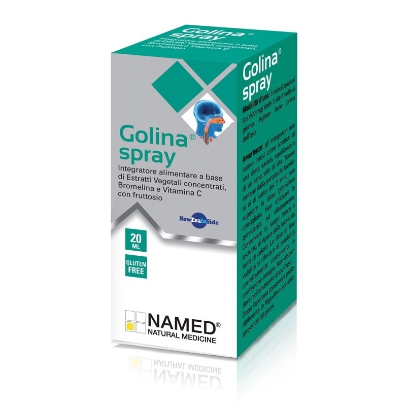 Named Golina Spray Emolliente e Lenitivo per Gola 20 ml