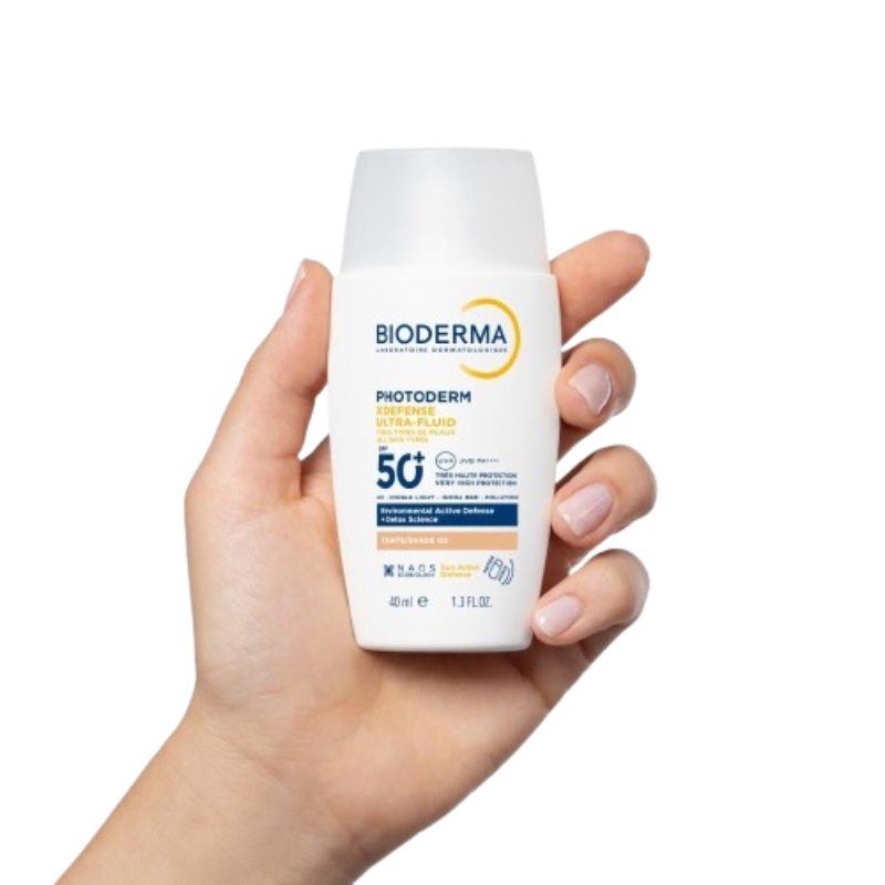 Bioderma Photoderm - Xdefense Ultra Fluid SPF50+ Crema Solare Viso Colorata 40 ml - Tonalità 02