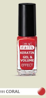 MY NAILS KERATIN G&V 111 CORAL