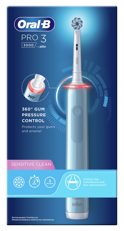 ORAL-B Power PRO 3 Blue C/Acti