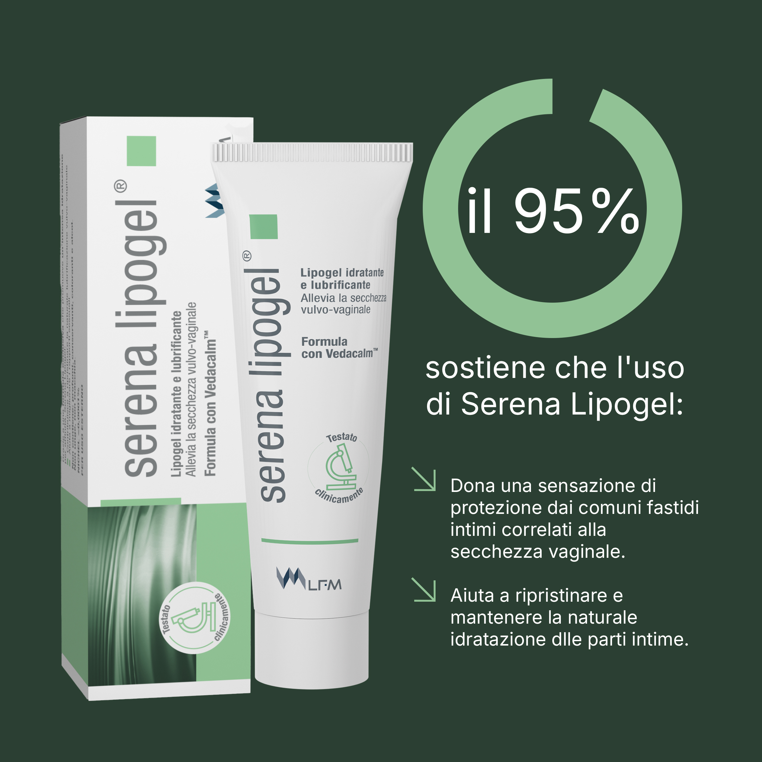 Serena Lipogel - Gel Lipofilo Lubrificante E Idratante 30 ml