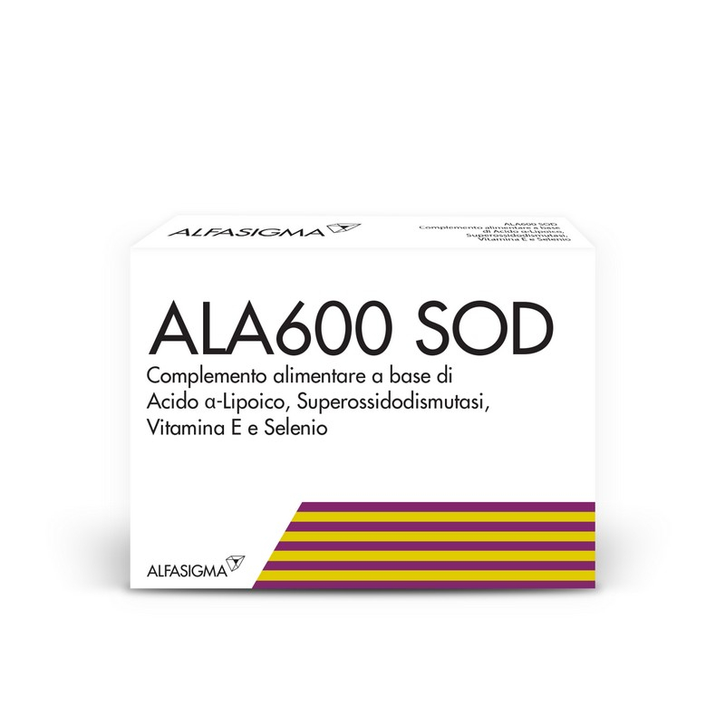 Alasod 600 - Integratore antiossidante - 20 Compresse