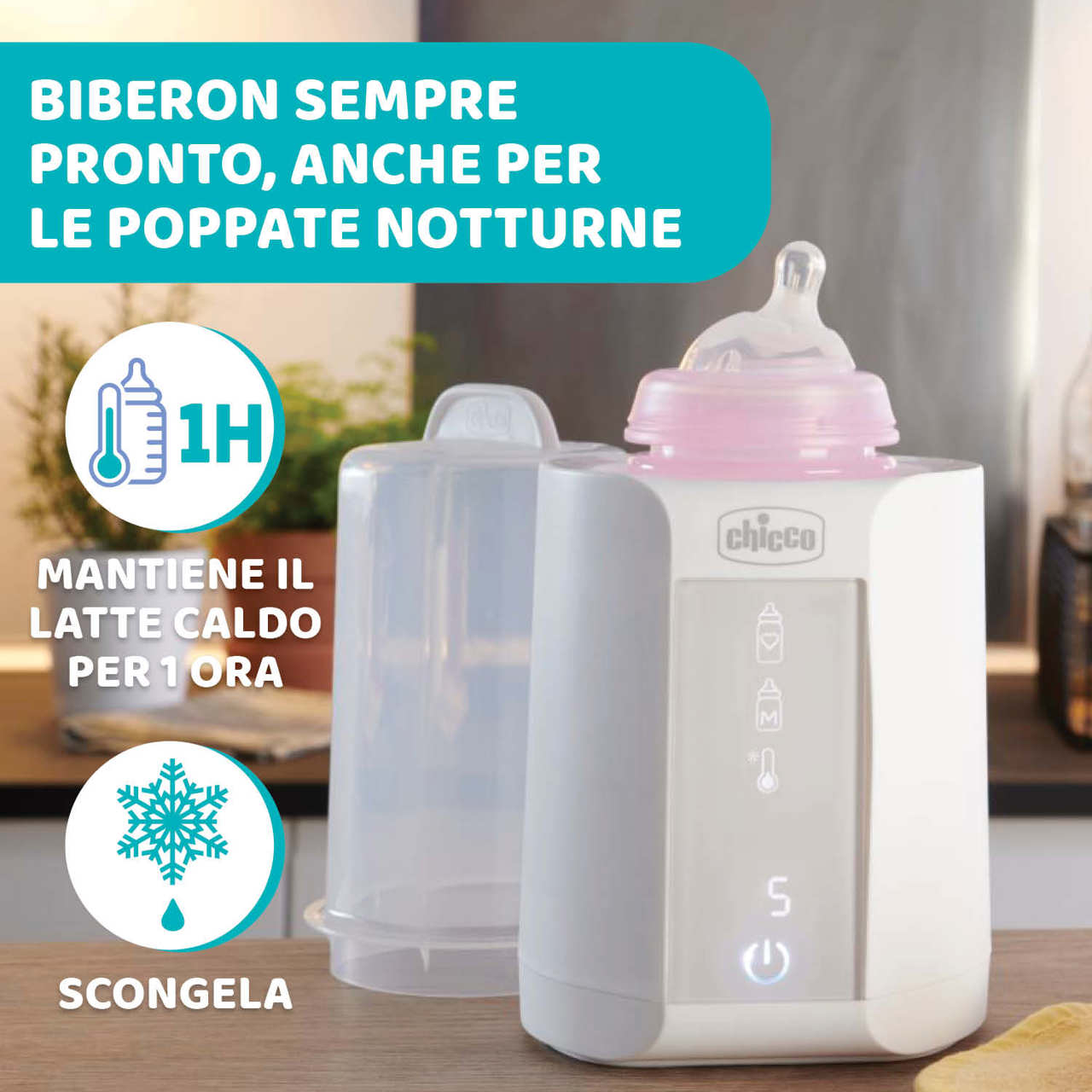CHICCO - Scaldabiberon con Sterilizzatore