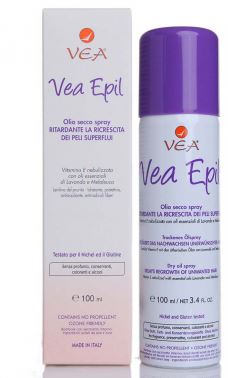 Vea Epil - Olio secco spray - Ritardante crescita peli superflui - 100 ml