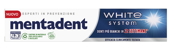 MENTADENT WHITE SYSTEM 75ML