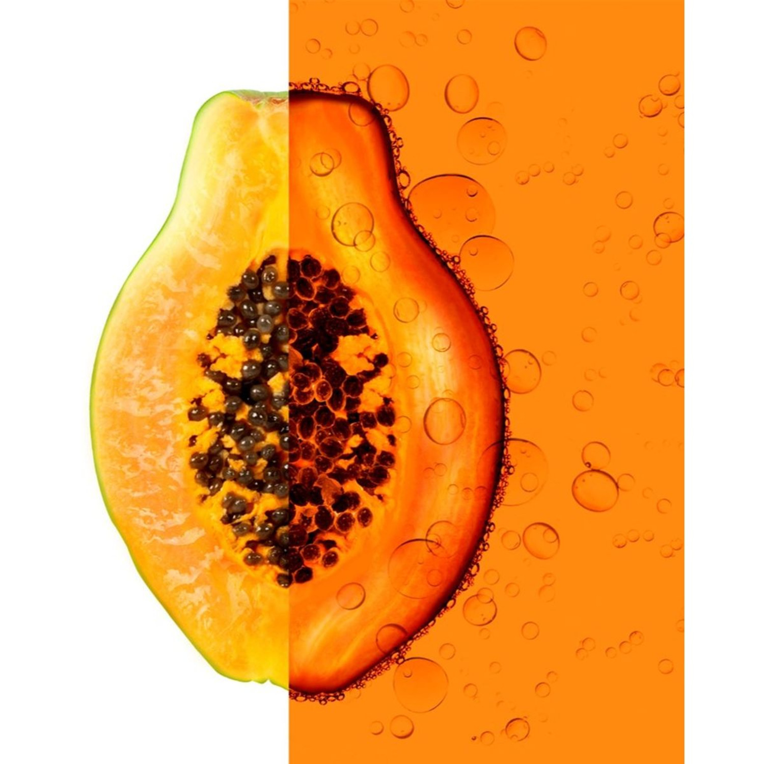 Garnier Balsamo Riparatore Fructis Hair Food, Balsamo riparatore alla papaya per capelli danneggiati, 350 ml