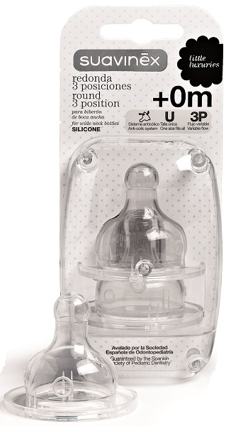 SUAVINEX TETT SIL 3POS L 2PZ