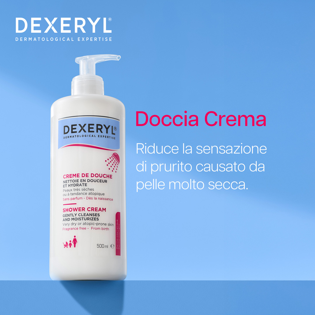 Dexeryl - Doccia Crema Idratante Per Pelle Molto Secca E A Tendenza Atopica 500 ml