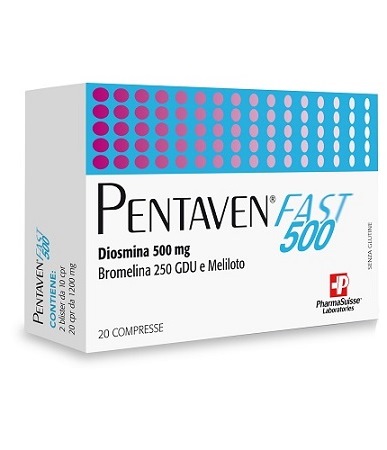 Pentaven Fast 500 Integratore Benessere della Circolazione 20 Compresse