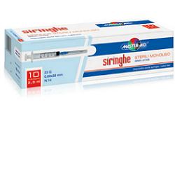 Master Aid Siringa Sterile 5 ml Con Ago Sottile 23G 10 Pezzi