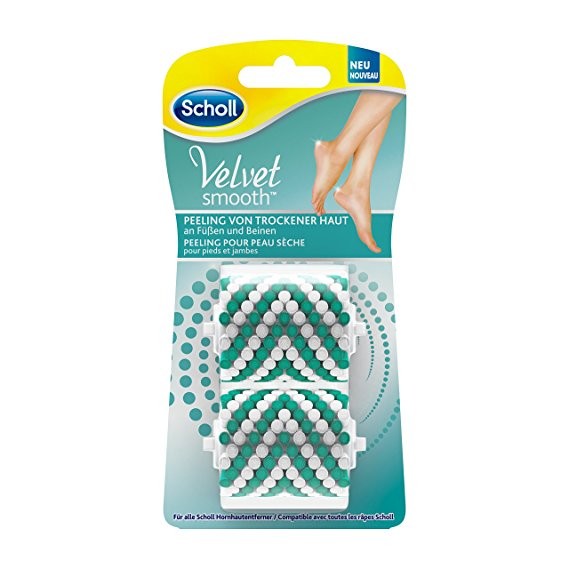 Scholl Velvet Smooth Ricariche Spazzola Esfoliante 2 Pezzi