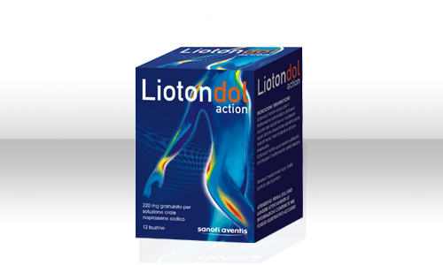 Liotondol Action 220 mg Granulato per Sospensione Orale 12 Bustine