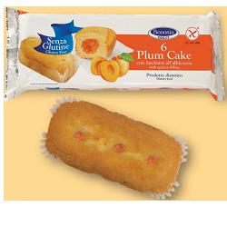 Bononia Senza Glutine Plumcake Con Farcitura all'Albicocca 6x45 g