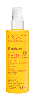Uriage Bariésun Spray Solare Bambini SPF 50+ Protezione Molto Alta 200 ml