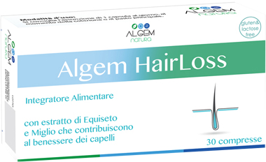 Algem Hairloss Integratore Per Cuoio Capelluto 30 Compresse