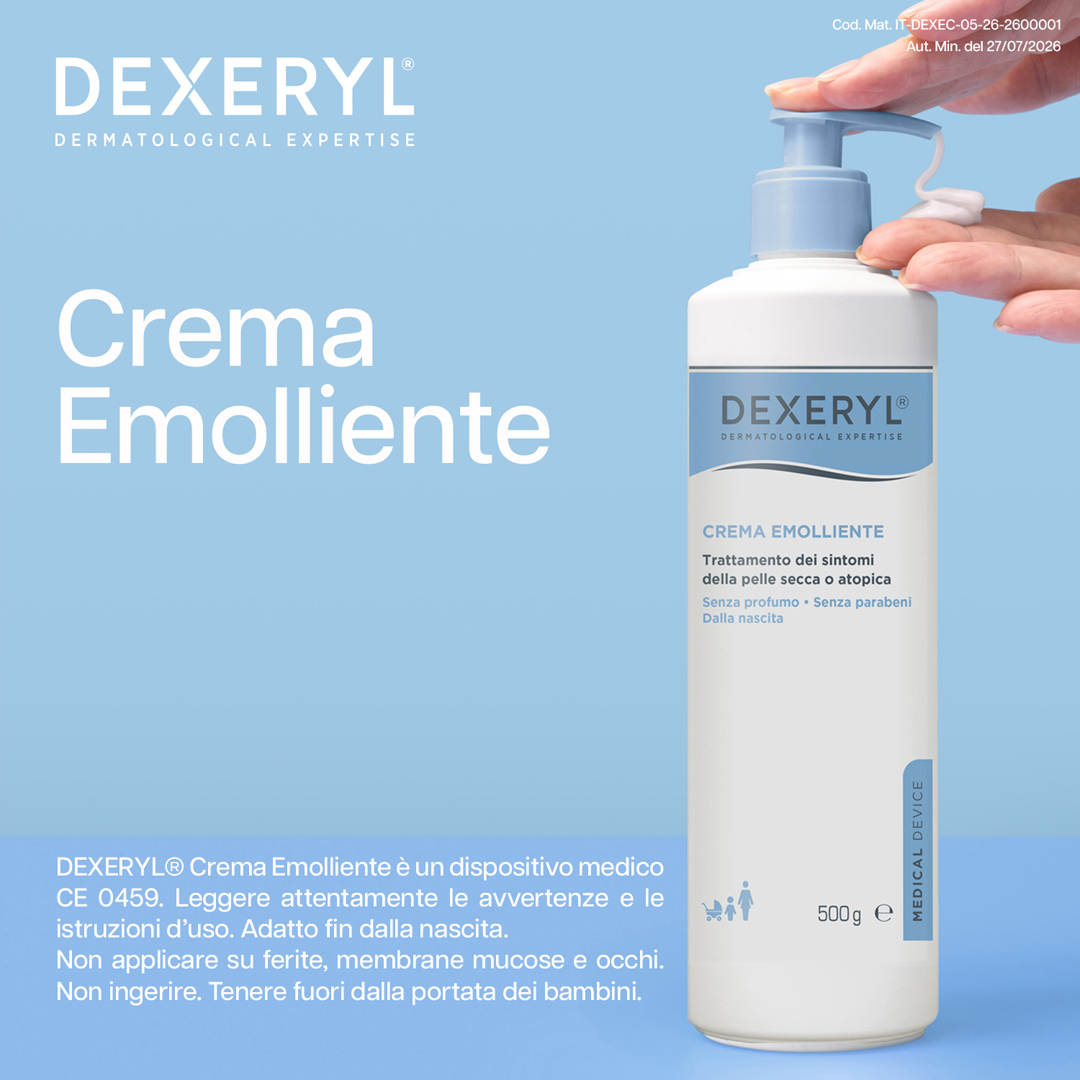 Dexeryl - Crema Emolliente Per La Pelle Secca E A Tendenza Atopica 500 g