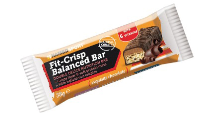 Named Sport Fit Crisp Balanced Bar Barretta per Sportivi Gusto Exquisite Chocolate 38 g