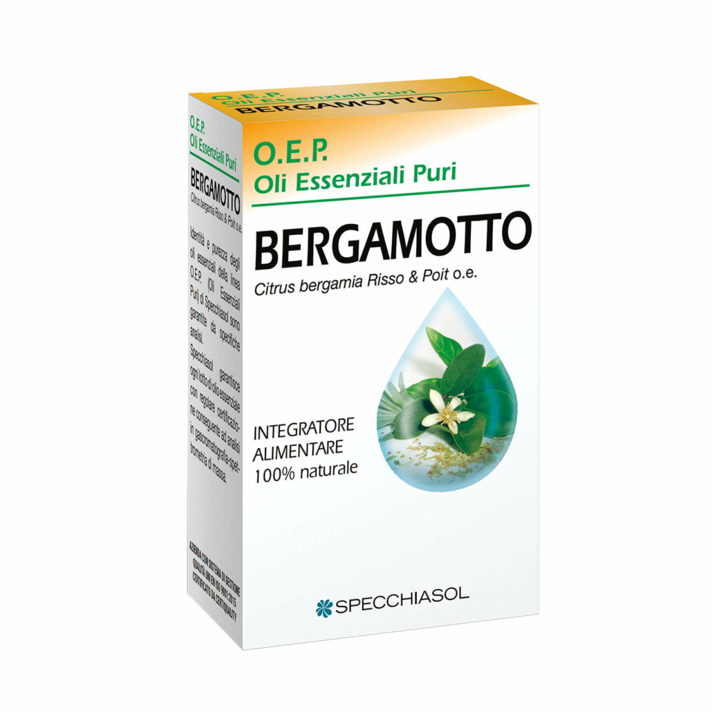 Specchiasol Olio Essenziale Puro Bergamotto Antimicotico 10 ml