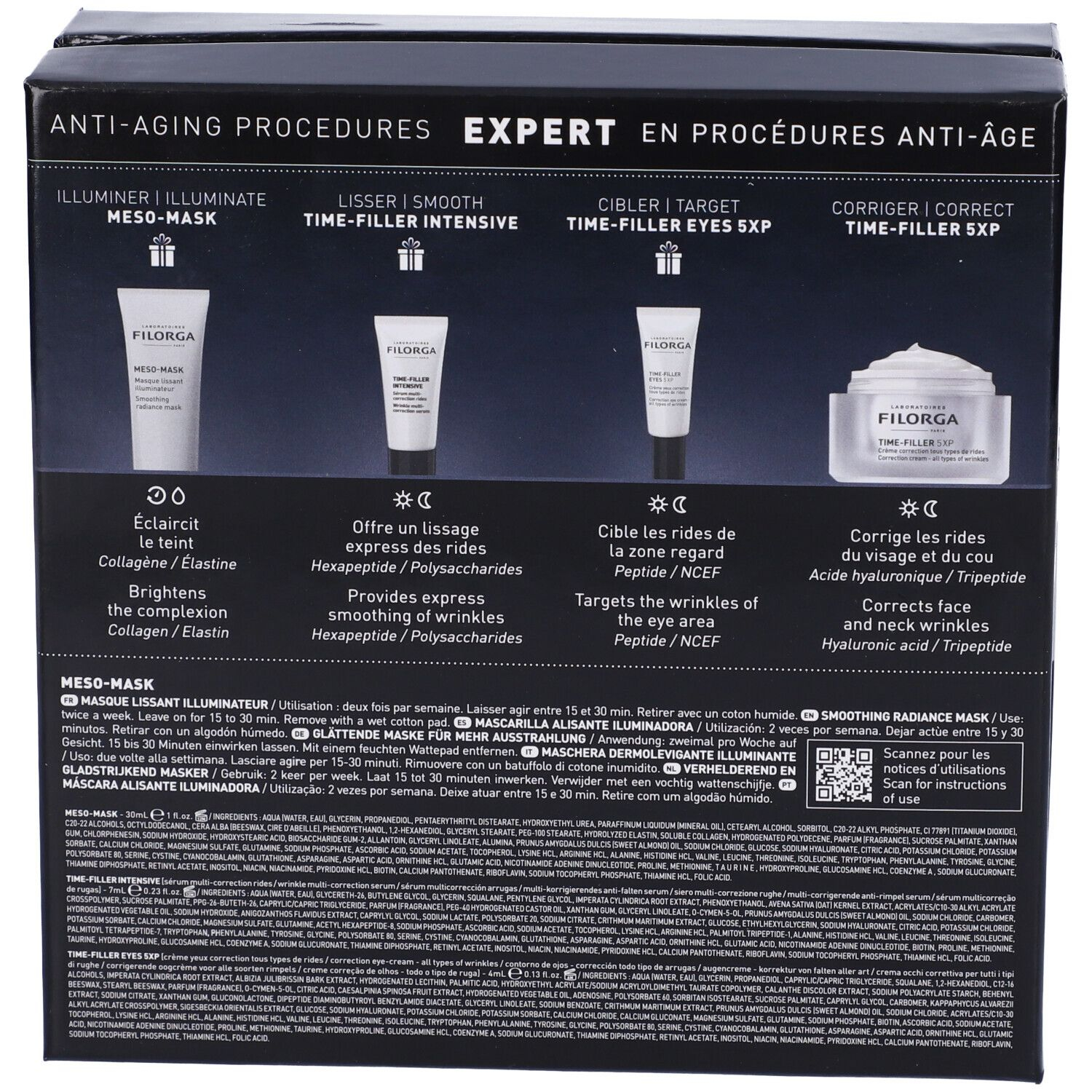 COFANETTO NATALE TIME 2024 - Routine Anti-Rughe Viso & Collo Time-Filler 5xp