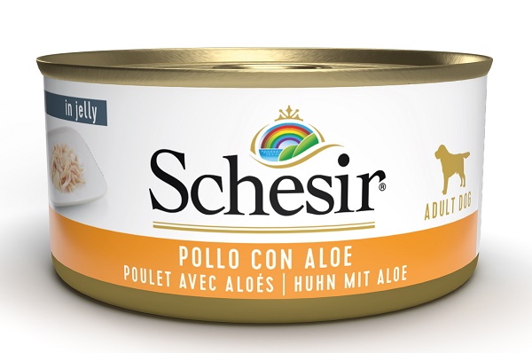 SCHESIR DOG POLLO/ALOE 150G