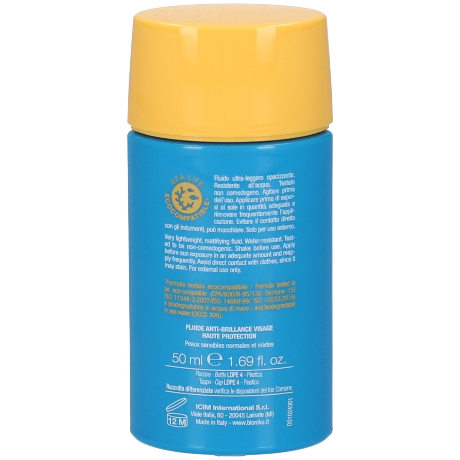 BioNike Defence Sun Pro-Repair 4D SPF 30 Fluido Viso Anti-Lucidità 50ml 