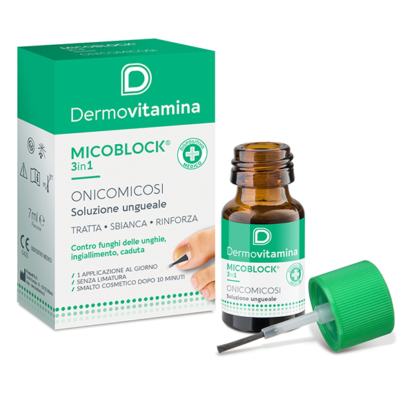Dermovitamina Micoblock 3in1 Soluzione Ungueale - Onicomicosi - 7 ml