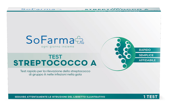 SOFARMA+ TAMPONE - TEST AUTODIAGNOSTICO  STREPTOCOCCO 1 PEZZO