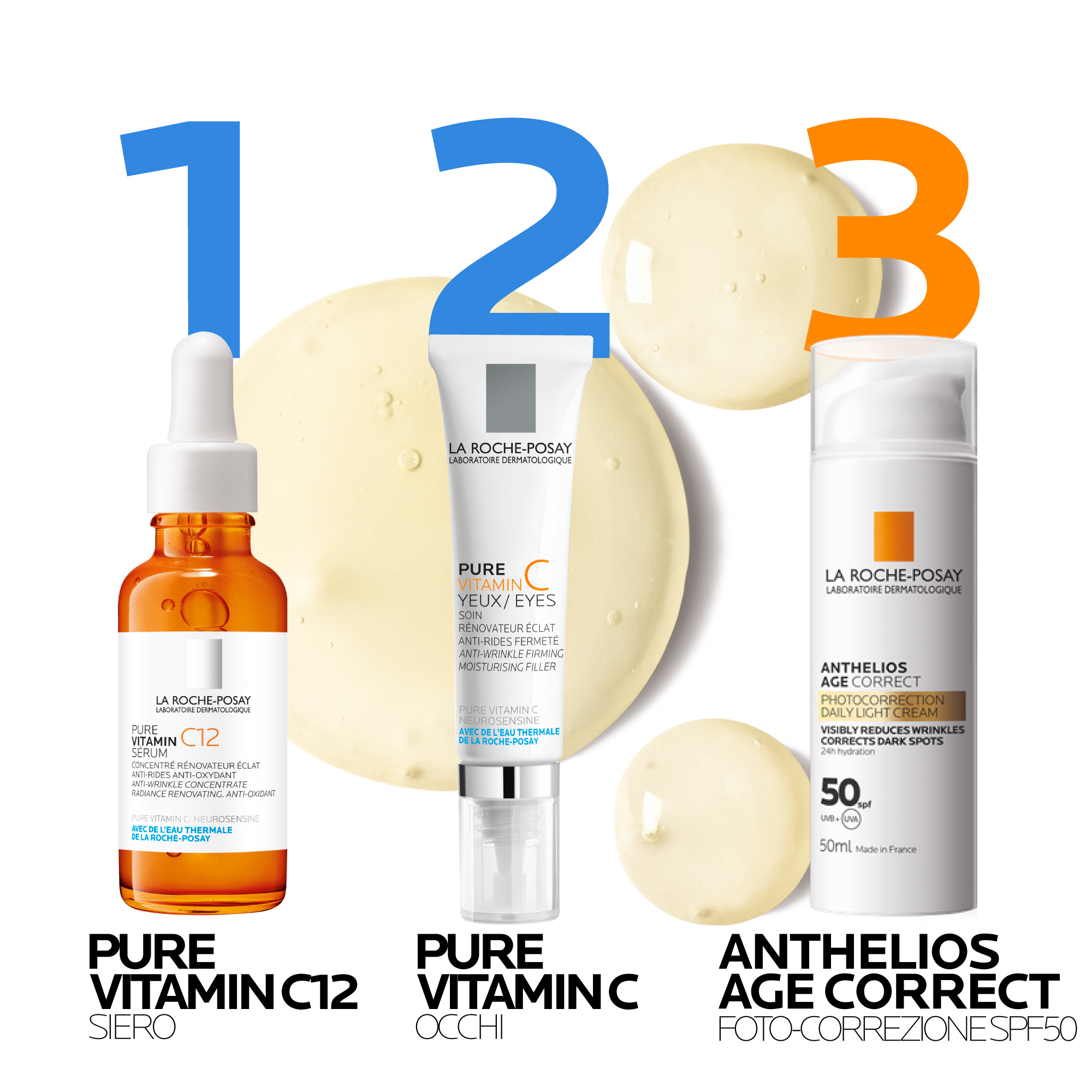 La Roche-Posay Pure Vitamin C12 Siero concentrato anti-rughe, anti-ossidante, illuminante 30 ml