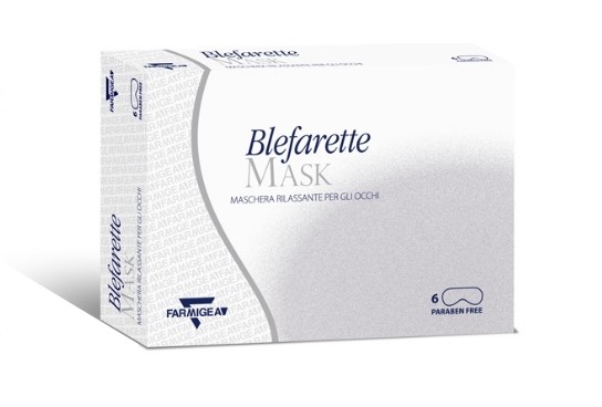 Blefarette Mask maschera rilassante per occhi 6 maschere monodose