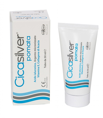 Cicasilver Pomata Cicatrizzante Lesioni Cutanee 50 ml