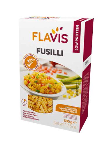 Mevalia Flavis Fusilli Pasta Aproteica 500 g